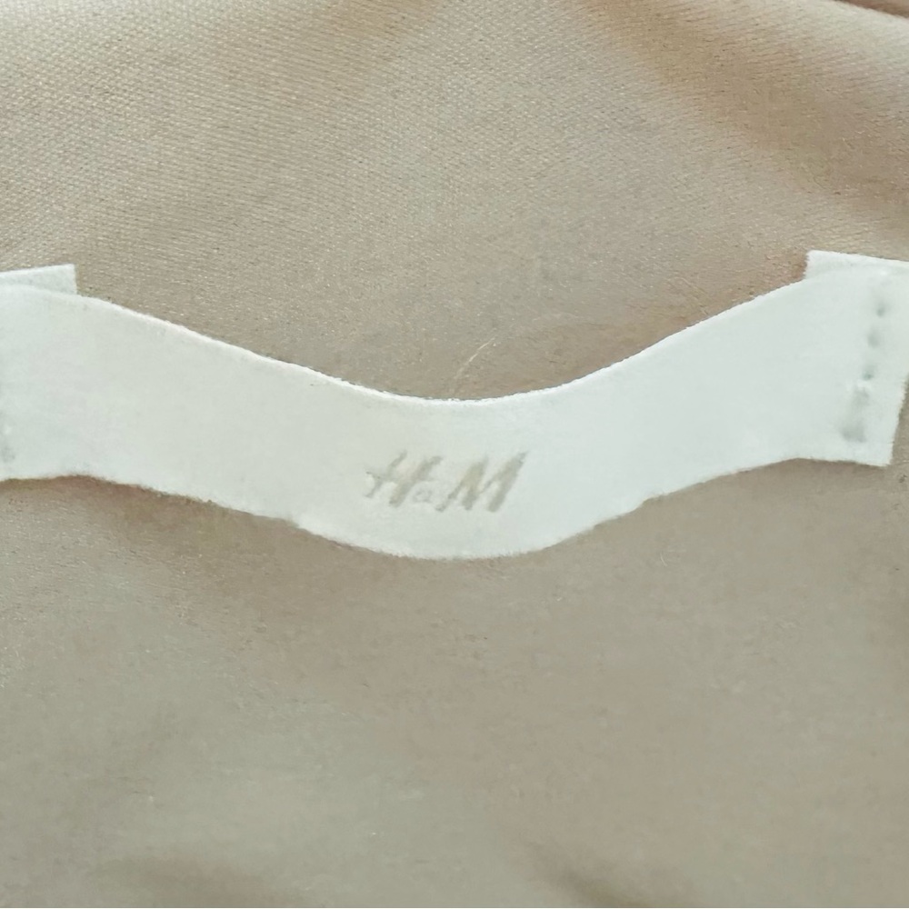 NWOT H&M Cream Woven Tote Bag - Picture 5 of 5